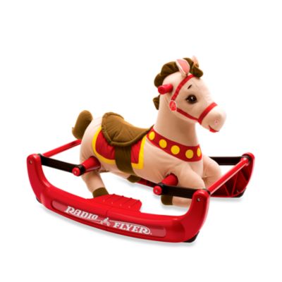 radio flyer soft rocking horse