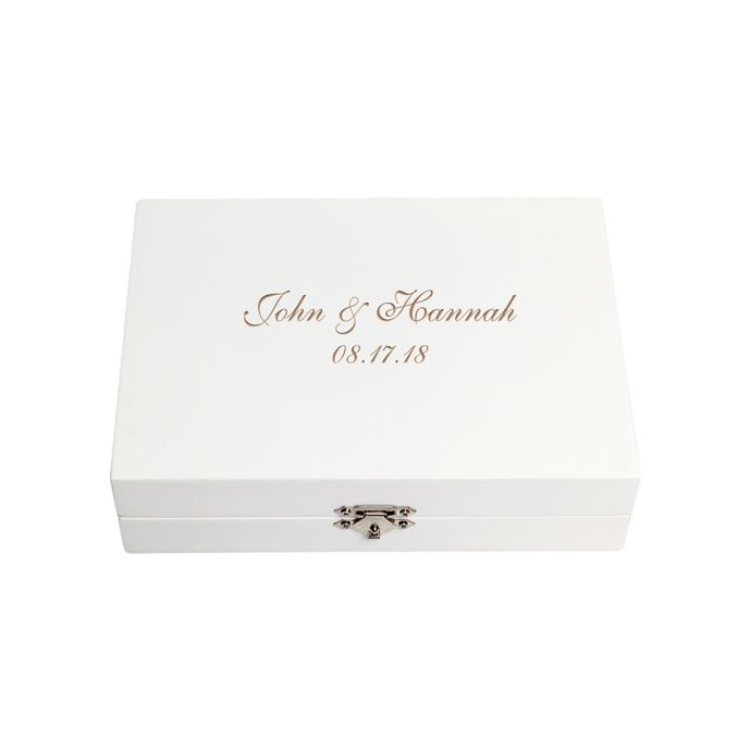 Cathy S Concepts Ring Bearer Pillow Box In White Bed Bath Beyond