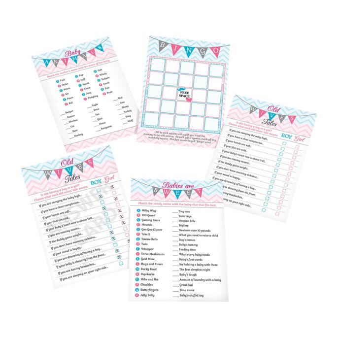 Lillian Rose Gender Reveal Baby Shower Games Buybuy Baby