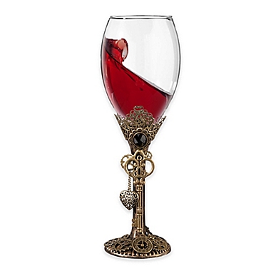 Lillian Rose&trade; Steampunk Wine Glasses (Set of 2). View a larger version of this product image.