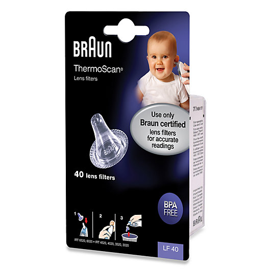 Alternate image 1 for Braun® ThermoScan® Electronic Ear Thermometer Replacement Lens Filters