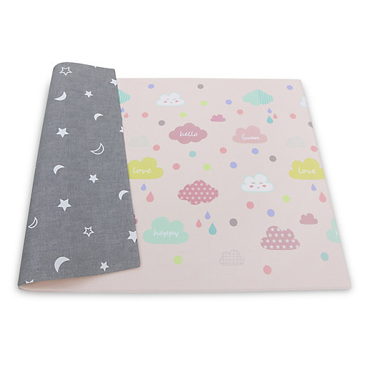 Alternate image 1 for BABY CARE™ Reversible Happy Cloud Playmat