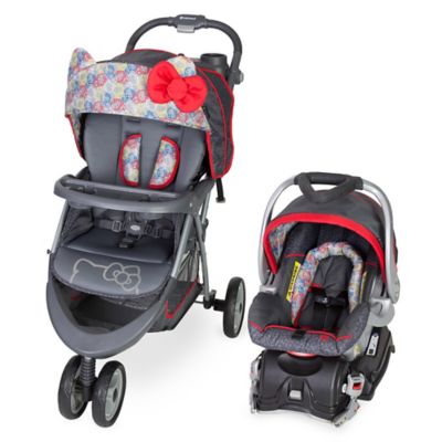 hello kitty car seat and stroller combo