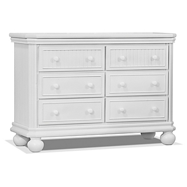 Sorelle Finley Ready to Assemble 6-Drawer Double Dresser in White. View a larger version of this product image.