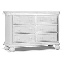 Sorelle Finley 6-Drawer Double Dresser in White