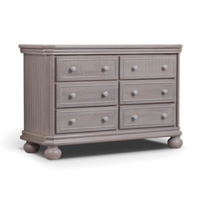 sorelle finley crib & changer in weathered grey