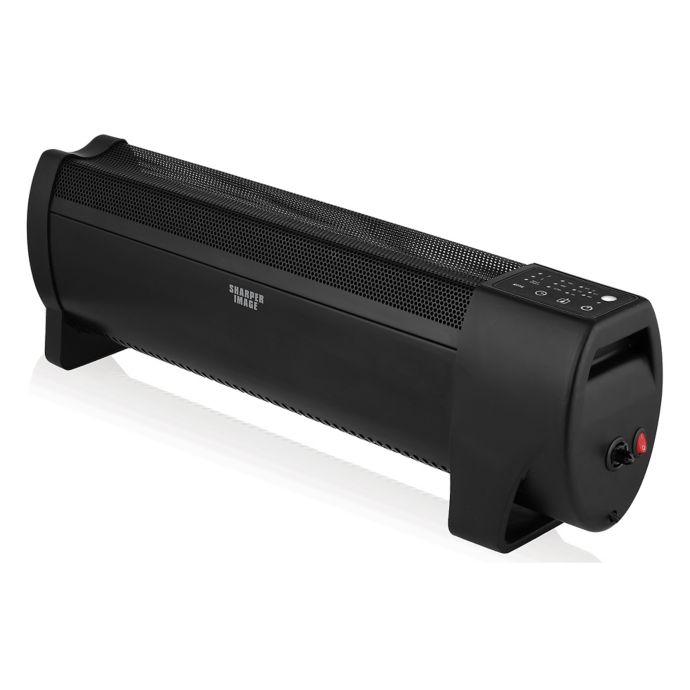 Sharper Image® Baseboard Floor Heater in Black Bed Bath & Beyond