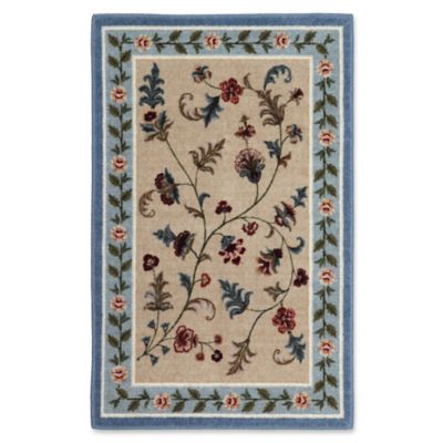 Rug With Blue Accents Bed Bath Beyond, Slate Blue Area Rug 6×9