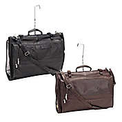 Piel&reg; Leather 22-Inch Classic Tri-Fold Garment Bag