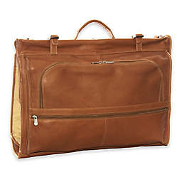 Piel® Leather 22-Inch Classic Tri-Fold Garment Bag in Saddle