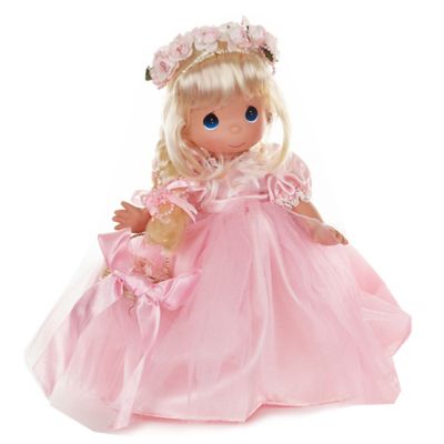 precious moments flower girl doll