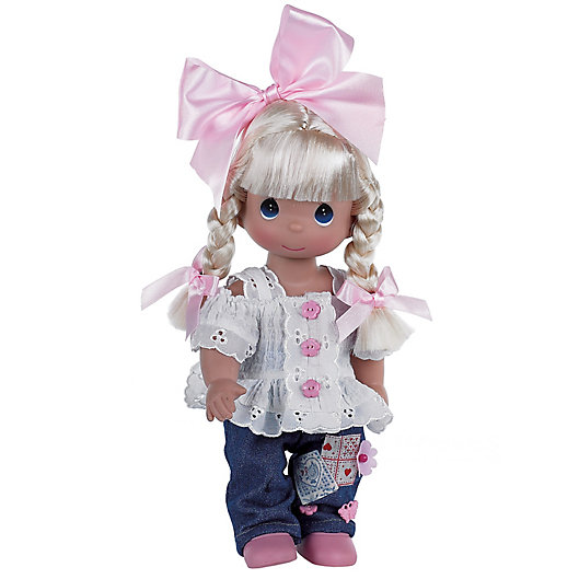 Alternate image 1 for Precious Moments® Cute as a Button Doll with Blonde Hair