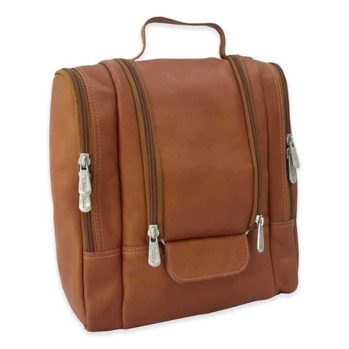 Piel® Leather 10Inch Hanging Travel Toiletry Kit Bed Bath & Beyond