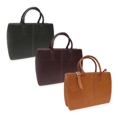 piel leather briefcase