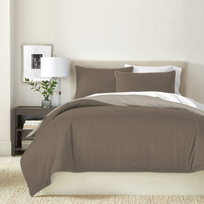 Canadian Living Solid Reversible Duvet Cover Bed Bath and Beyond Canada