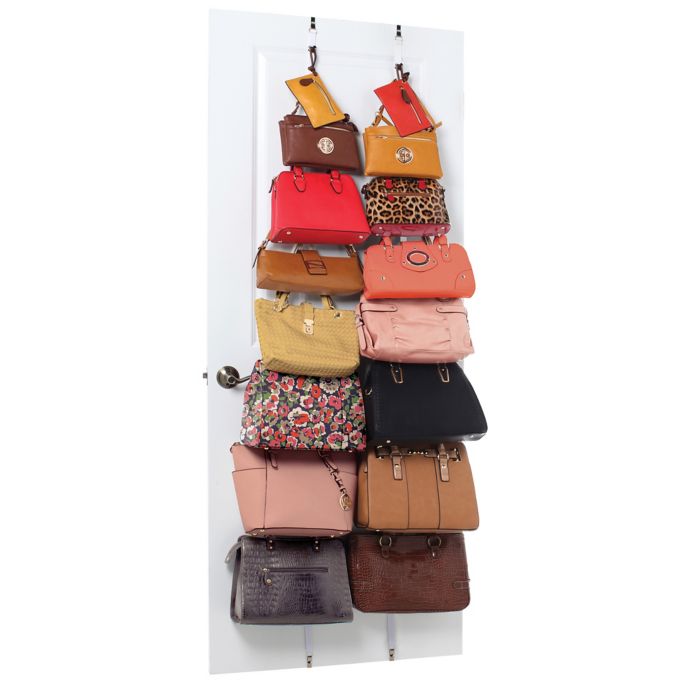 OvertheDoor Purse Racks in White (Set of 2) Bed Bath and Beyond Canada