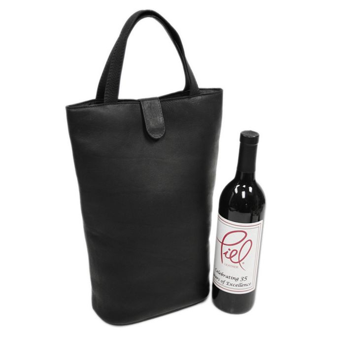 double wine tote bag