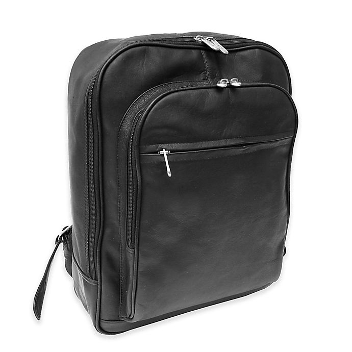 Piel® Leather Front Pocket Computer Backpack | Bed Bath & Beyond