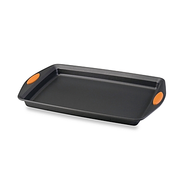 Rachael Ray&trade; Oven Lovin&#39; Nonstick 11-Inch x 17-Inch Cookie Sheet in Grey/Orange. View a larger version of this product image.