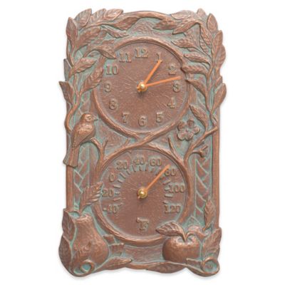 Copper Verdi Whitehall Products Times and Seasons Clock