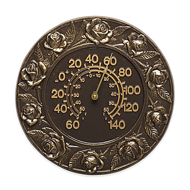 Copper Verdi Whitehall Products Ivy Silhouette Thermometer 