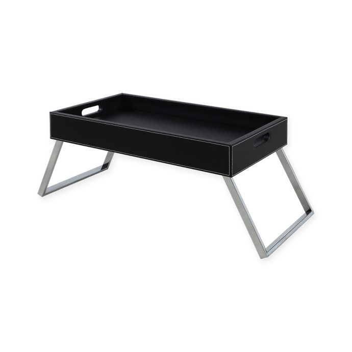 Buy Folding Bed Tray in Gold/White from Bed Bath & Beyond