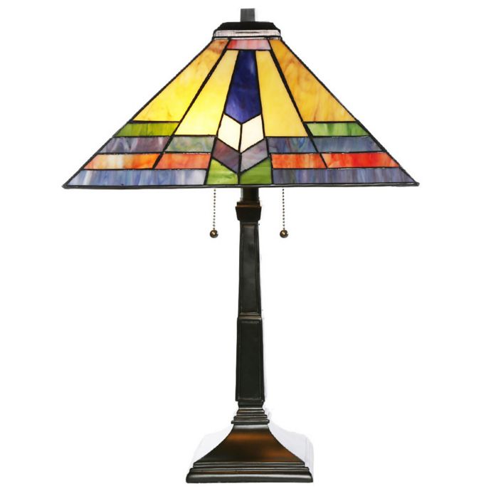 Tiffany Style Southwestern Sunrise Table Lamp | Bed Bath & Beyond