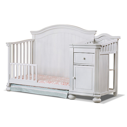 Alternate image 1 for Sorelle Finely Crib & Changer Toddler Guard Rail in White