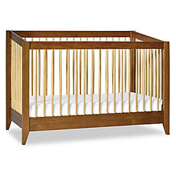 Babyletto Sprout 4-in-1 Convertible Crib with Toddler Bed Conversion Kit in Chestnut