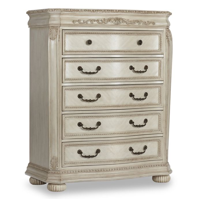 Kingsley Wessex 5 Drawer Dresser In Seashell Bed Bath Beyond