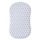 Alternate image 0 for HALO&reg; Bassinest&trade; Muslin Sheet in Grey/White Leaf Print