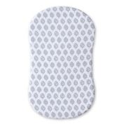 HALO&reg; Bassinest&trade; Muslin Sheet in Grey/White Leaf Print