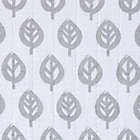 Alternate image 3 for HALO&reg; Bassinest&trade; Muslin Sheet in Grey/White Leaf Print