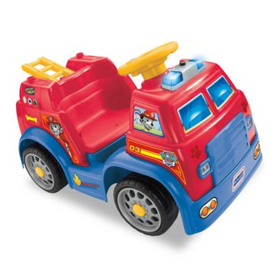 paw patrol power wheels fire truck