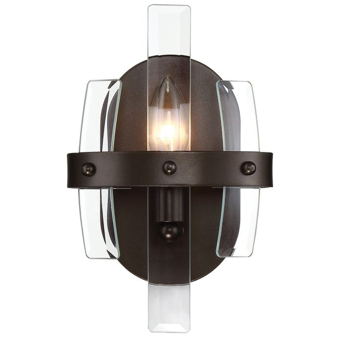 Varaluz® Carson Wall Mount Bath Light Fixture in Bronze Bed Bath & Beyond