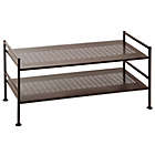Alternate image 0 for 2-Tier Perforated Shoe Storage Rack in Bronze