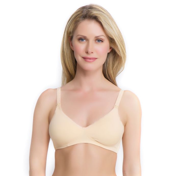 QT Molded Soft Cup Nursing Bra in Nude buybuy BABY