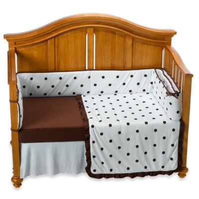 polka dot crib bedding set