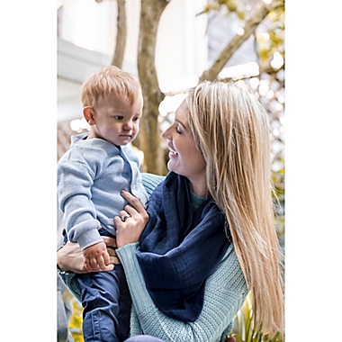 Bebe au Lait&reg; Deluxe Infinity Muslin Nursing Scarf in Carmel Bay. View a larger version of this product image.