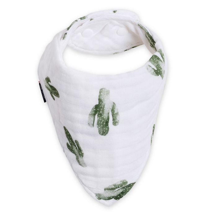 Bebe Au Lait Saguaro Bandana Bib In Green White Buybuy Baby