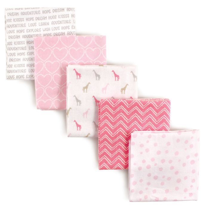 Luvable Friends® 7-Pack Feathers Flannel Receiving ...