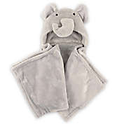 Hudson Baby&reg; Elephant Plush Hooded Blanket