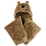 Hudson Baby&reg; Bear Plush Hooded Blanket