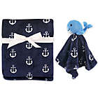 Alternate image 0 for Hudson Baby&reg; Plush Security Blanket Set in Blue
