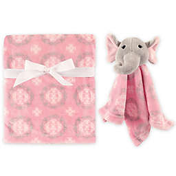 Hudson Baby® Plush Security Blanket Set in Pink