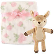 Hudson Baby&reg; Fawn Blanket and Toy Set in Brown