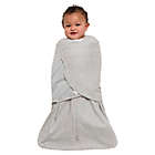 Alternate image 2 for HALO&reg; SleepSack&reg; Small Multi-Way Cotton Swaddle in Grey