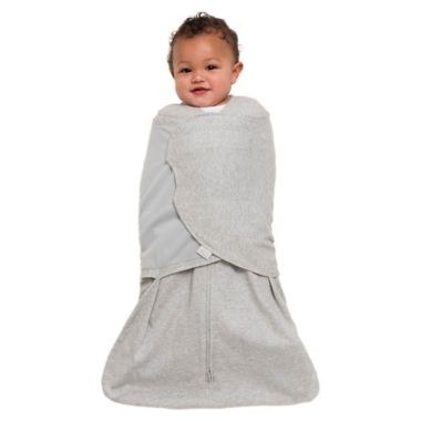 HALO&reg; SleepSack&reg; Small Multi-Way Cotton Swaddle in Grey. View a larger version of this product image.
