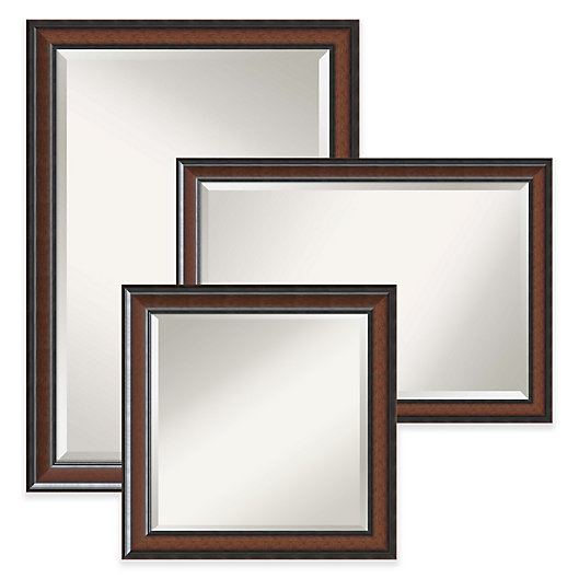Alternate image 1 for Amanti Art Cyprus Wall Mirror in Brown