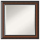 Alternate image 0 for Amanti Art Cyprus 25-Inch x 25-Inch Wall Mirror in Brown